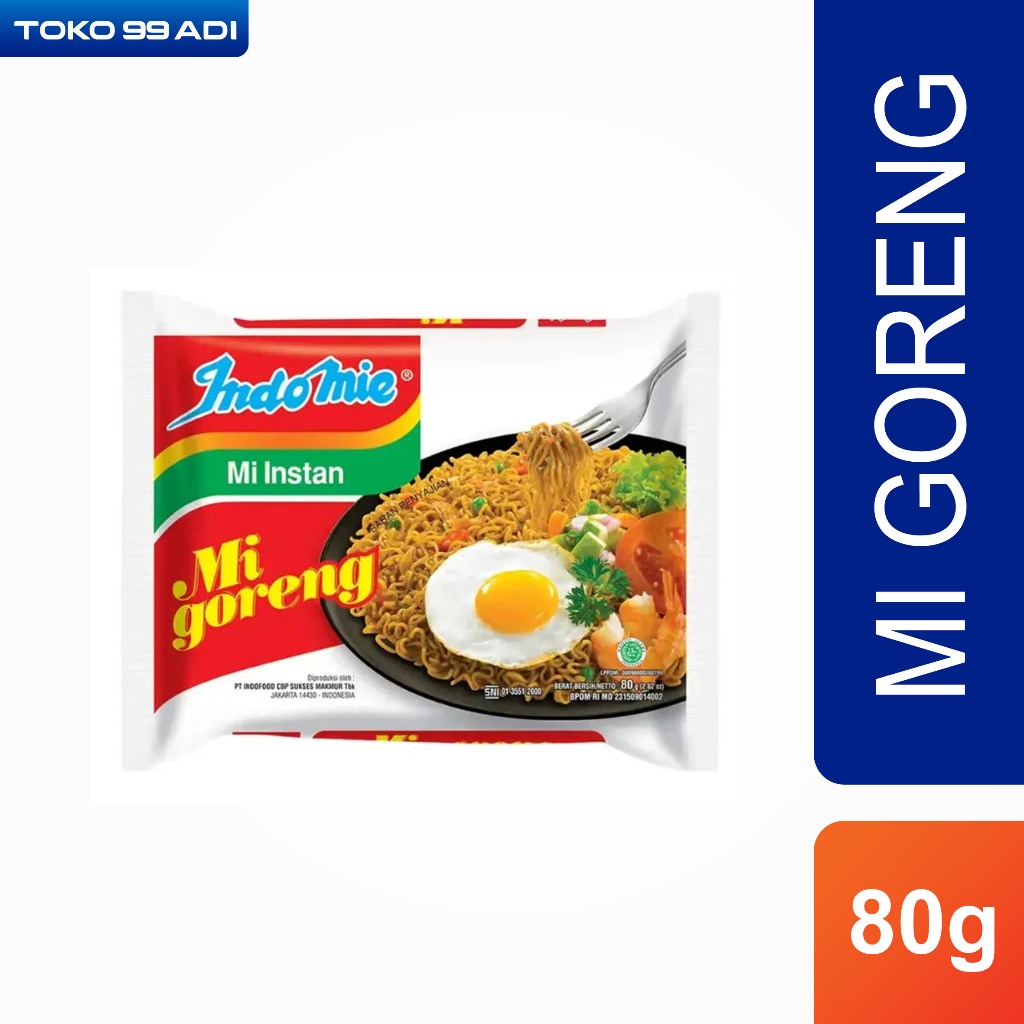 

Indomie INSTAN goreng 80g,mie goreng