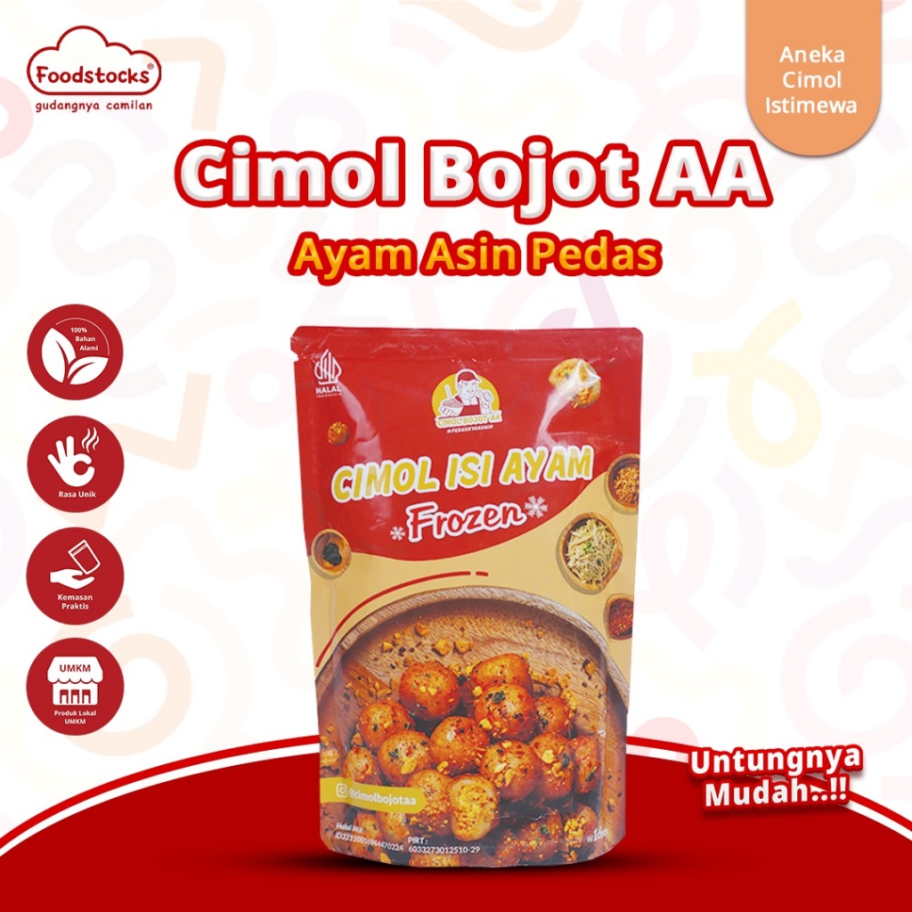 

Cimol Bojot Aa Ayam Asin Pedas