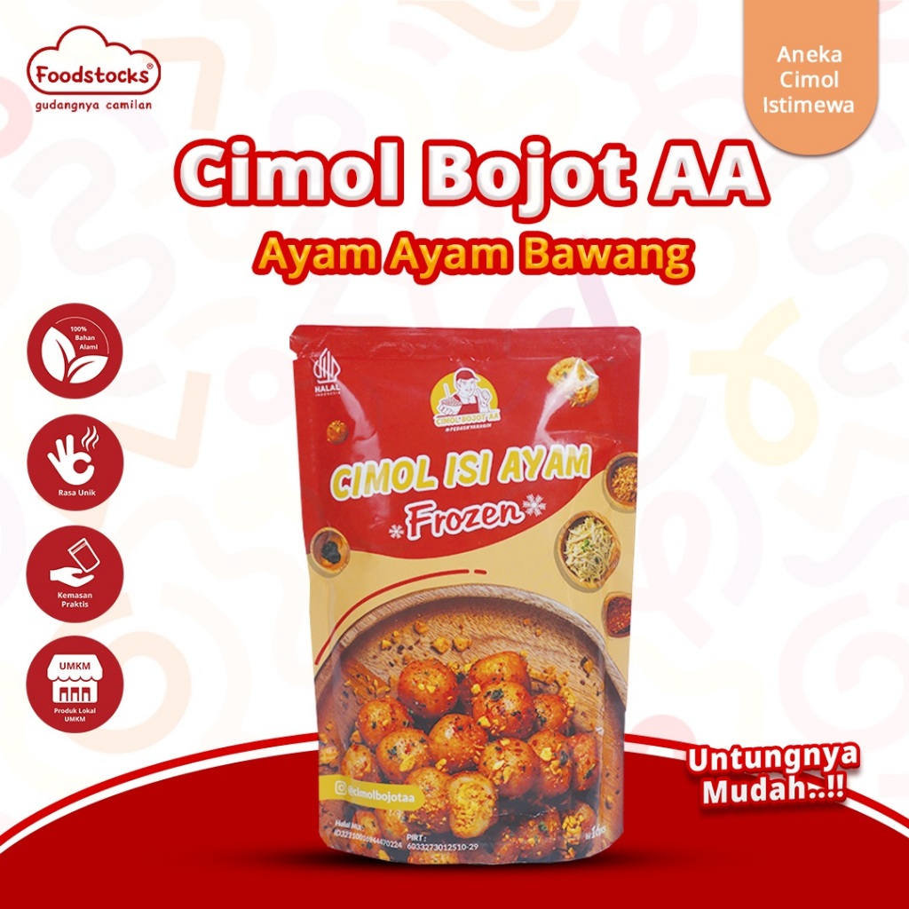 

Cimol Bojot AA - Cimol Isi Ayam Rasa Ayam Bawang