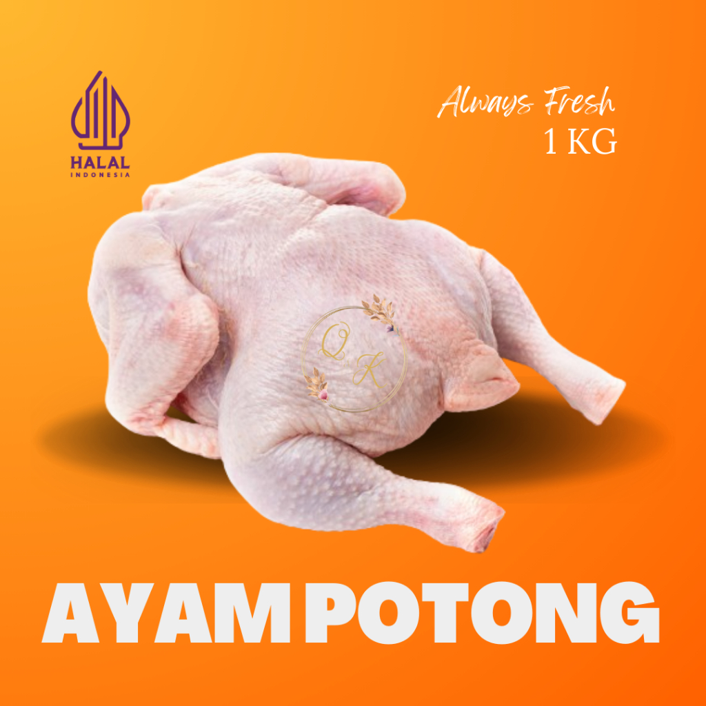 

Ayam Karkas Broiler Ayam Utuh Frozen 1 kg