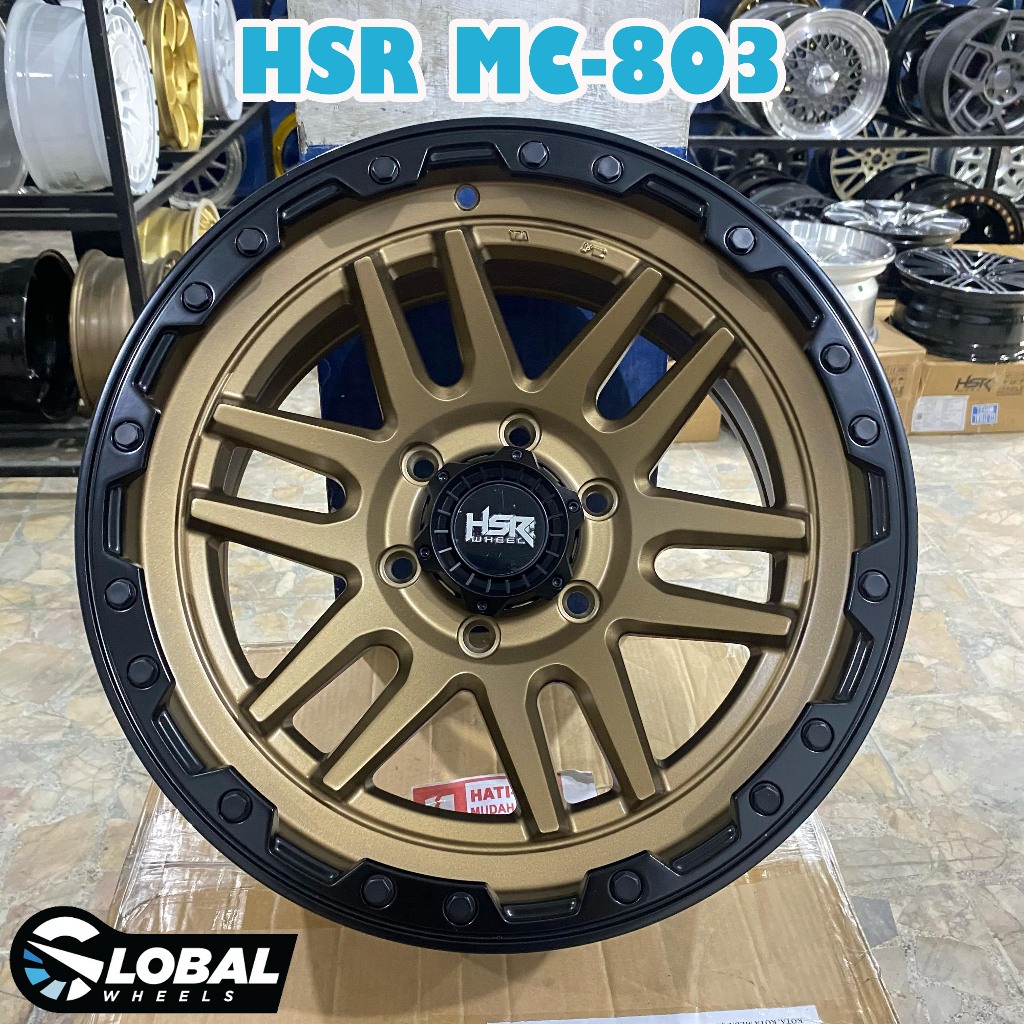 Velg Mobil Semi Offroad Ring 17 HSR MC-803 Buat Pajero, Triton, Fortuner, Hilux, Dmax Dll