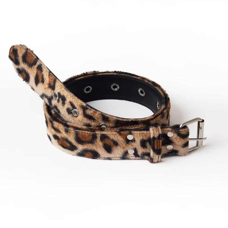 Belt Leopard | Gesper Skena Leopard Unisex pria Wanita