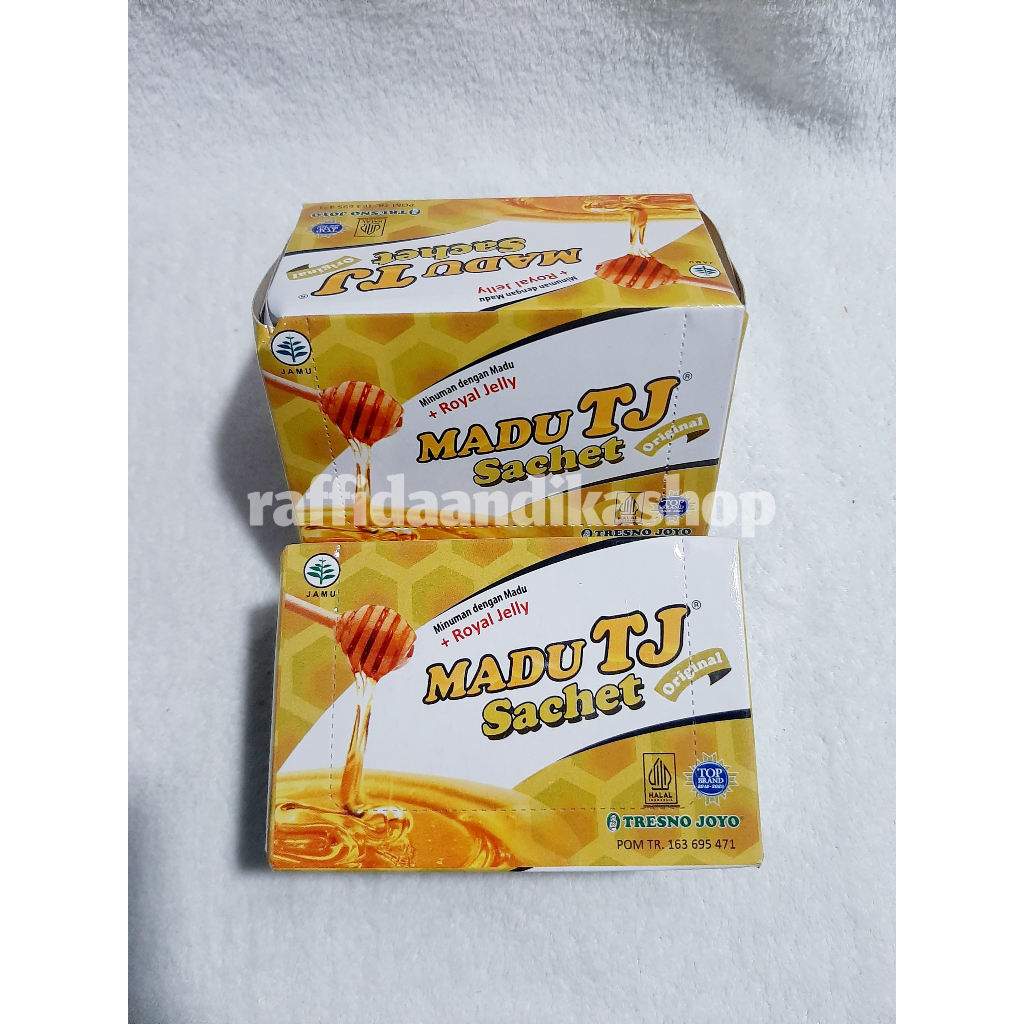 

Madu Tj Sachet | Madu Kemasan Sachet | Rasa Original | Isi 12 Sachet