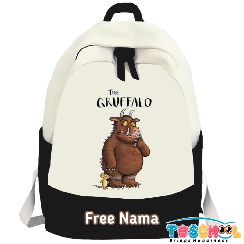 TAS RANSEL ANAK THE GRUFFALO FREE NAMA
