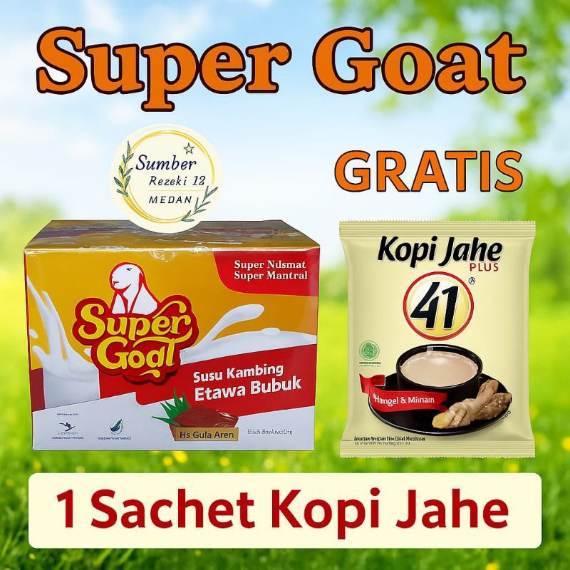 

SUPER GOAT SUPERGOAT SUSU KAMBING ETAWA DENGAN GULA AREN