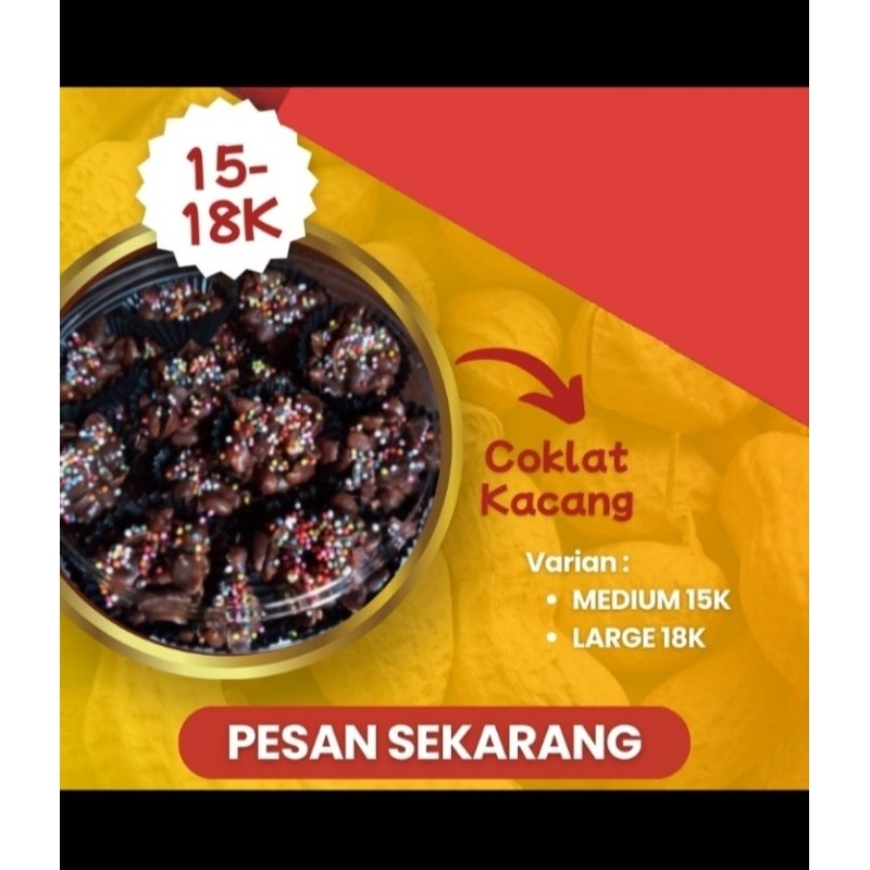 

COKLAT KACANG CRUNCHY PREMIUM/kue lebaran
