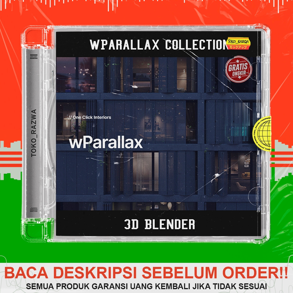 3D Blender - wParallax Collection - One Click Interiors - 060425