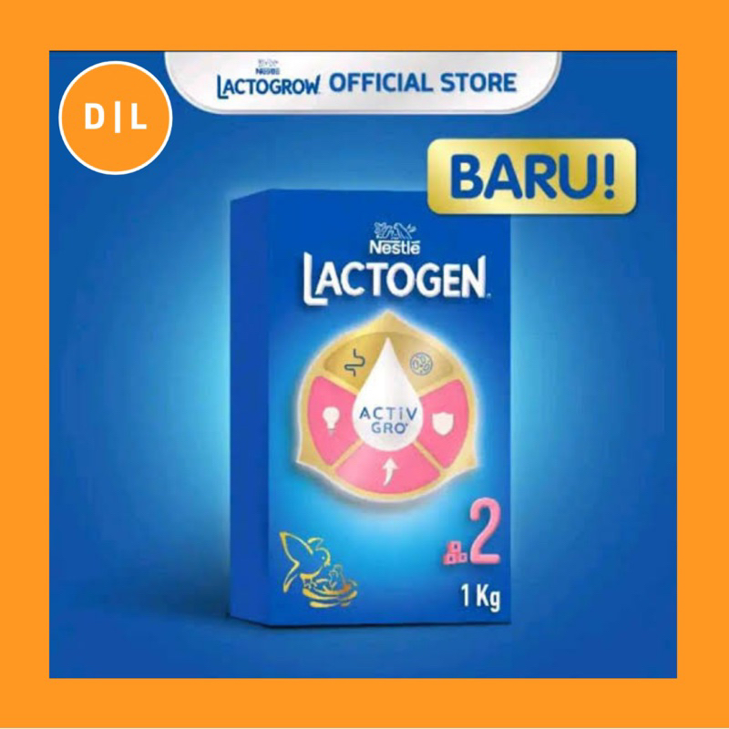 NESTLE LACTOGEN 2 1kg / SUSU PERTUMBUHAN 6-12bulan 1 kg