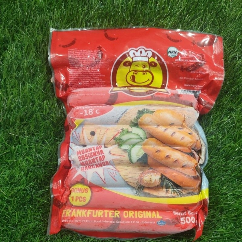 

Mantap jumbo sosis ayam dan sapi kombinasi (isi 6+1pcs)@500gr