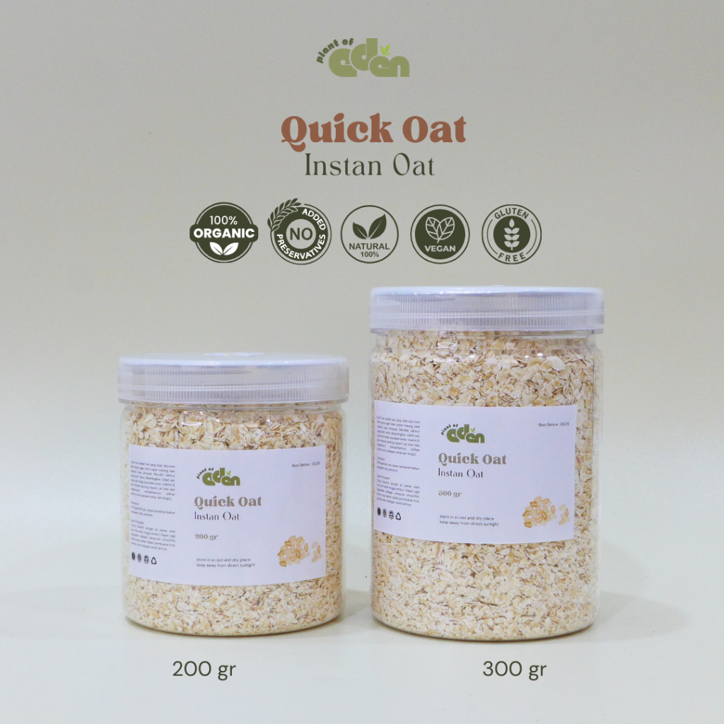 

Plant of Eden - Quick Oat | Instan Oat