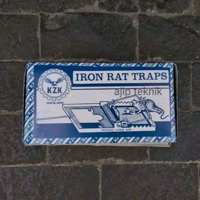 Perangkap tikus jepretan / jebak tikus / iron trap / jepretan tikus besi /