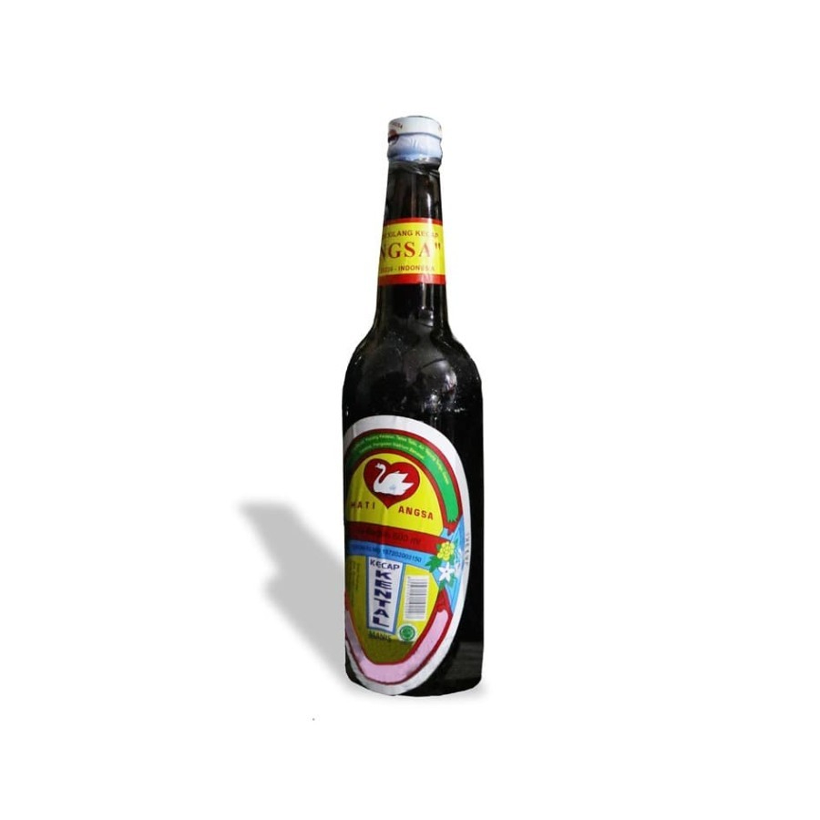 

pekanbaru / cap logo gambar hati angsa / kecap manis botol 600 ml / bumbu masak instan / seasoning