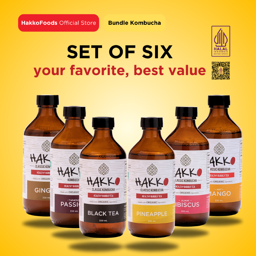

Hakko Kombucha Set of Six