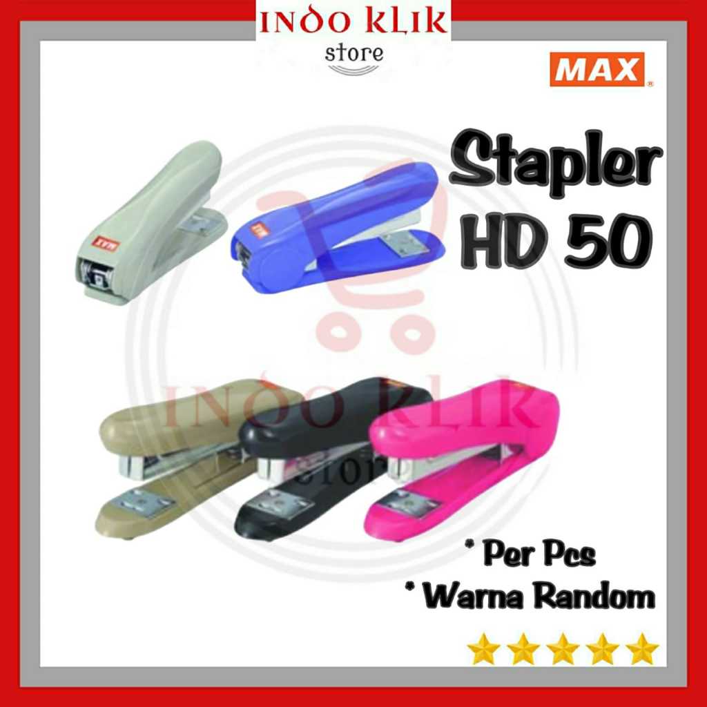 

Stapler Max HD 50 / Straples max HD-50 / Hekter Kecil Max HD50 Isi No 3 (24/6)