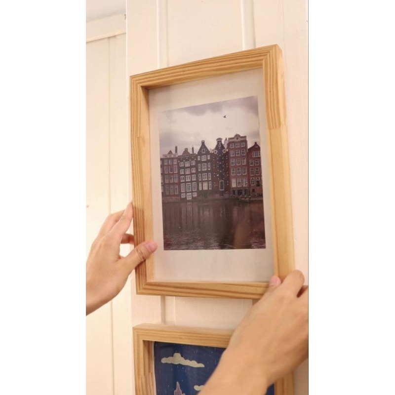 Bingkai Pigura Foto Rustic 3R ( 9x13cm )