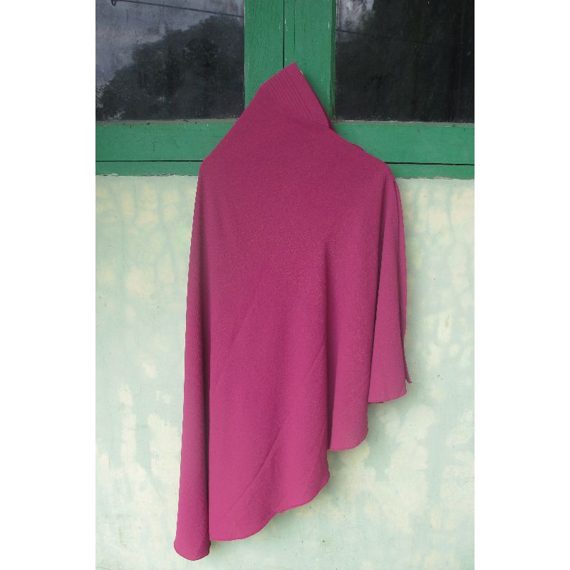 (COD)Hijab/Khimar/Jilbab syar'i muslim warna ungu