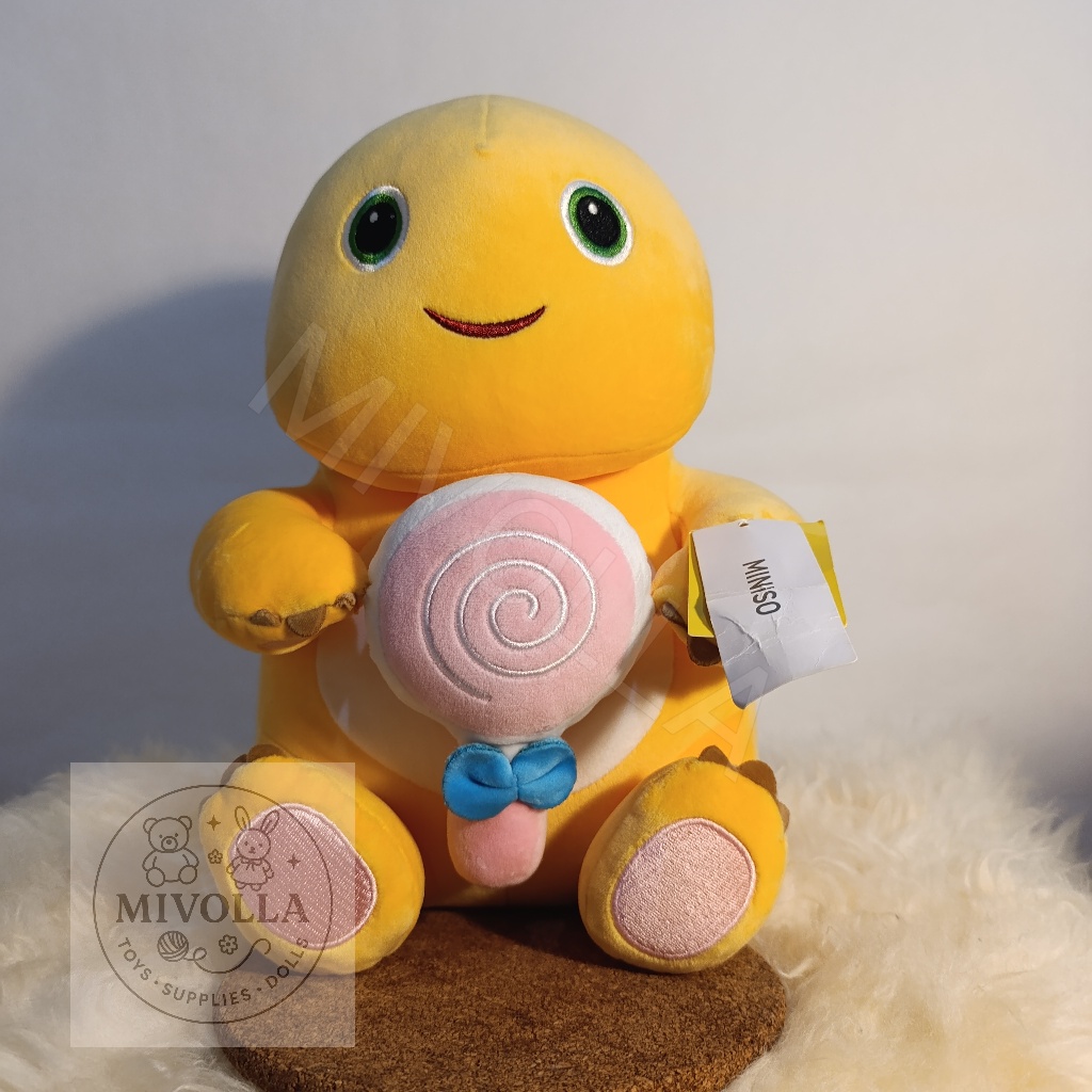 ORIGINAL MINISO Nailong Dino Kuning x Miniso Plush Imut Lucu Dinosaurus