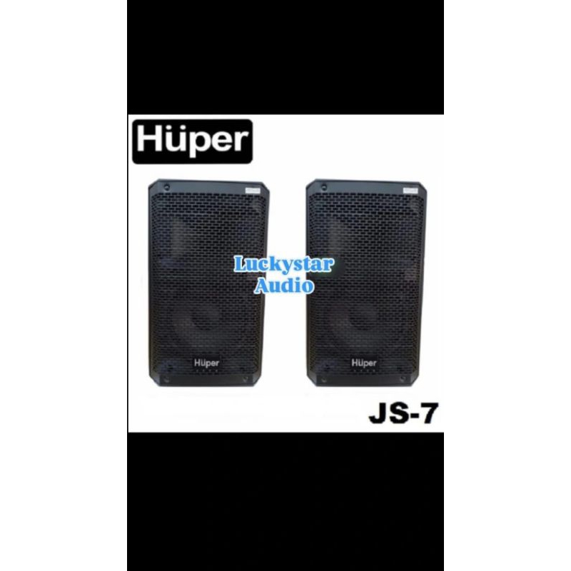 Promo Sale Speaker Aktif 8"inch Huper JS-7 Original -- Sepasang/2buah Speaker
