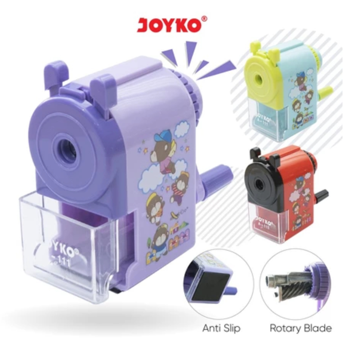 

Sharpener Rautan Serutan Putar Joyko A-111 - Ongotan Meja / Sliper Meja Putar Joyko A-111