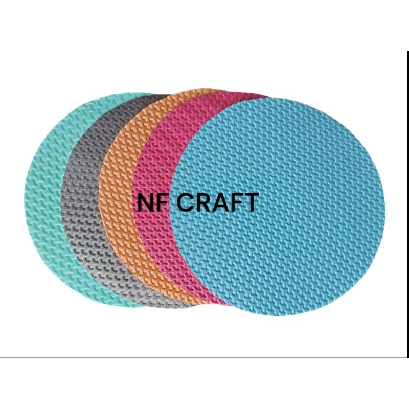 karpet/perlak/alas sangkar/kurungan burung model bulat untuk sangkar kecil, pleci, sogon diameter 26