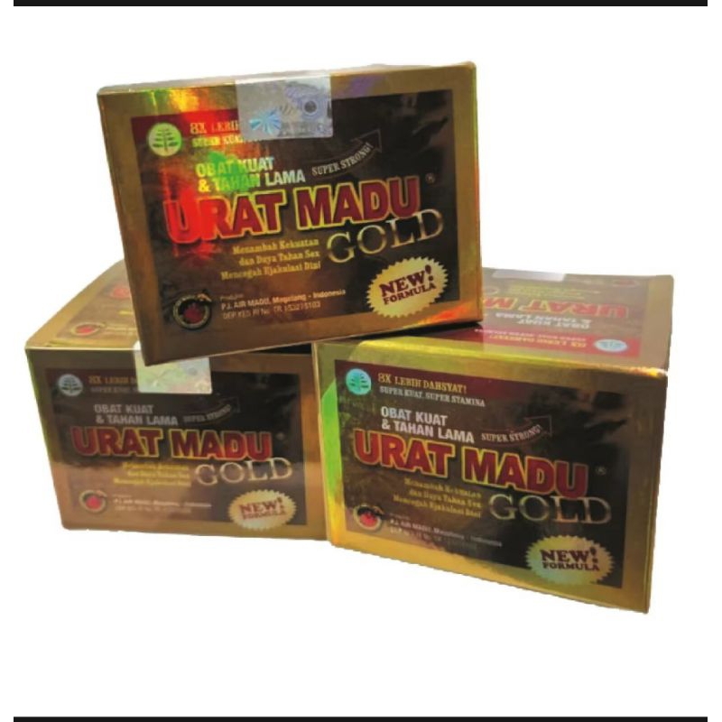 

New Urat Madu Gold | UM GOLD Original 100% 1 BOX isi 10 Sachet