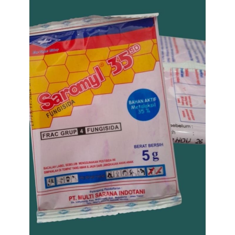Fungisida SAROMYL 35 SD 5 GRAM