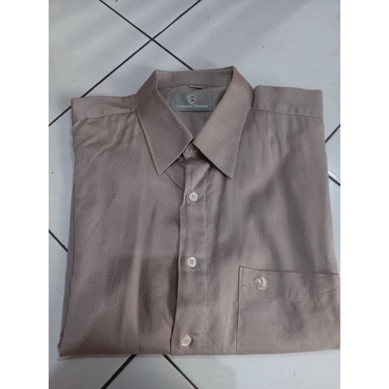 Kemeja Lengan Panjang Leono Uomo Original