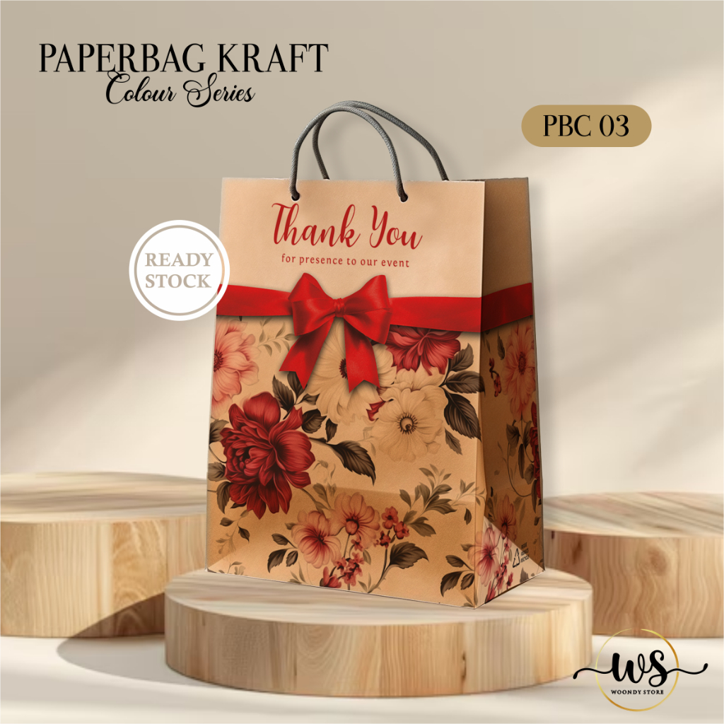 

[12 PCS] PAPER BAG MOTIF READY STOCK PAKET LUSINAN - TAS SOUVENIR PERNIKAHAN / ULTAH MOTIF PBC 03