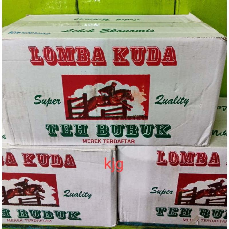 

teh lomba kuda per kardus