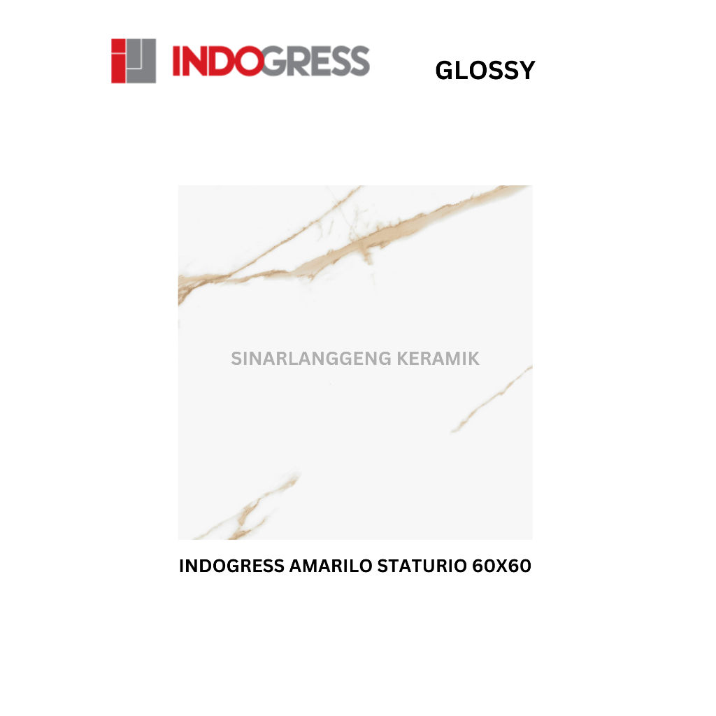 INDOGRESS AMARILO STATUARIO 60X60