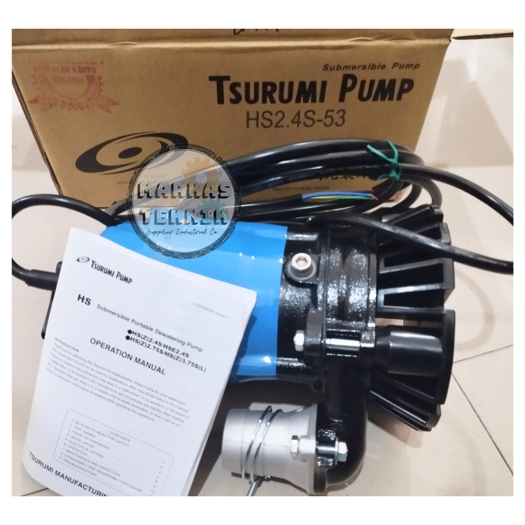 TSURUMI Pompa HS2.4S-53 / Pompa Celup TSURUMI HS2.4S-53 (Pompa Celup Air Kotor)