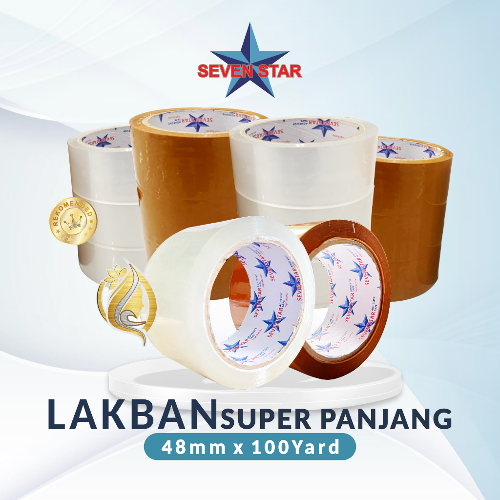 

(BISA INSTAN & COD) Internasional Lakban Bening & Cokelat 2 Inch 100 Yard 48MM