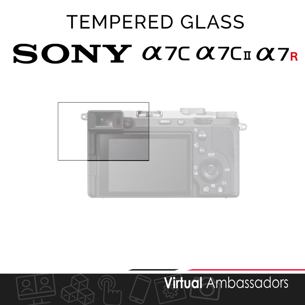 Tempered Glass Sony A7C A7R A7Cii Screen Protector