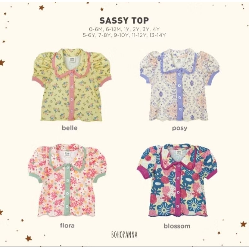 BOHOPANNA - SASSY TOP