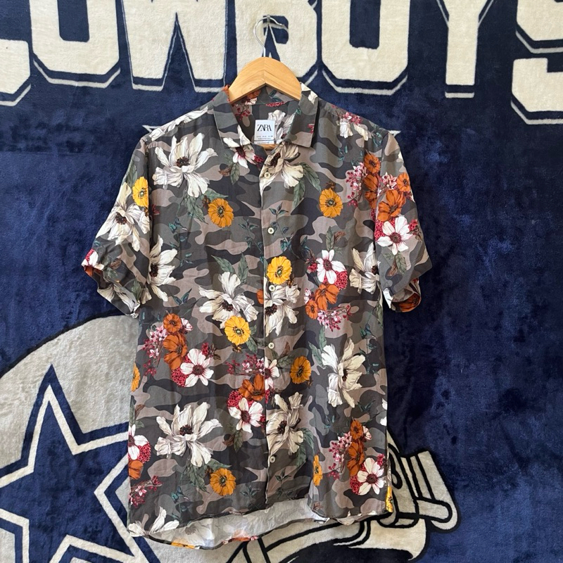 Kemeja Floral Zara Man
