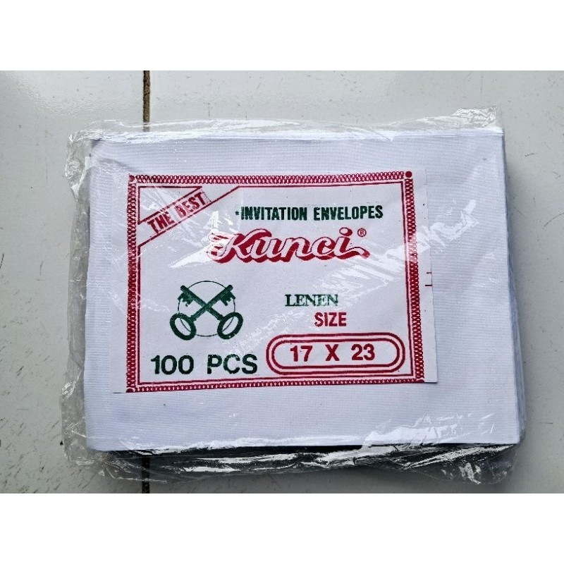 

Amplop Linen Putih 1/2 Folio