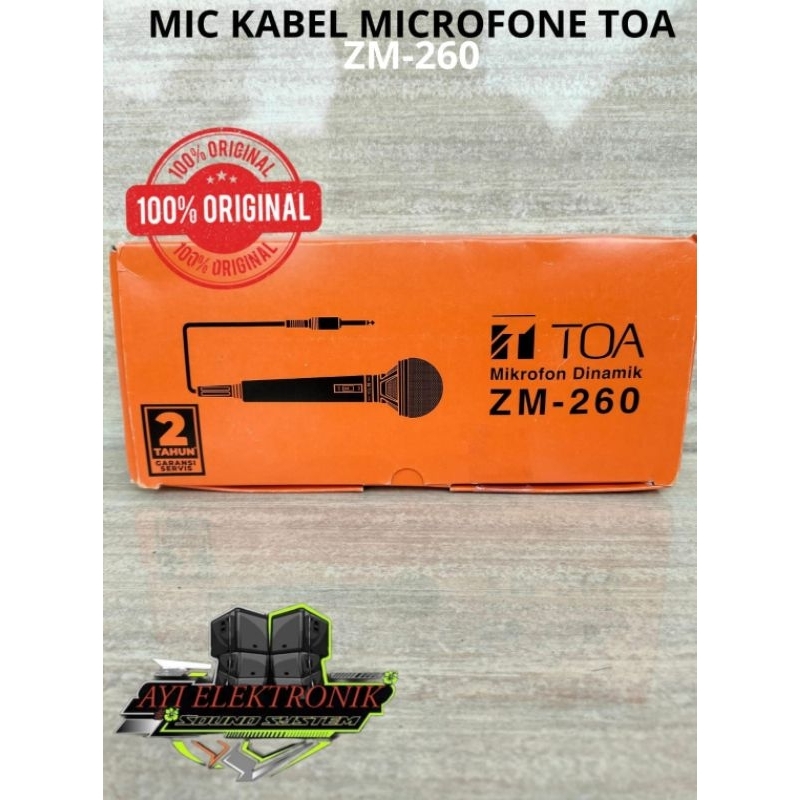 MIC TOA ZM 260 PRODUK TOA ORIGINAL ASLI 100%