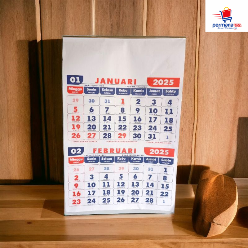 

Kalender Dinding Dwi Bulan 6 Lembar 2025 / Kalender 2025