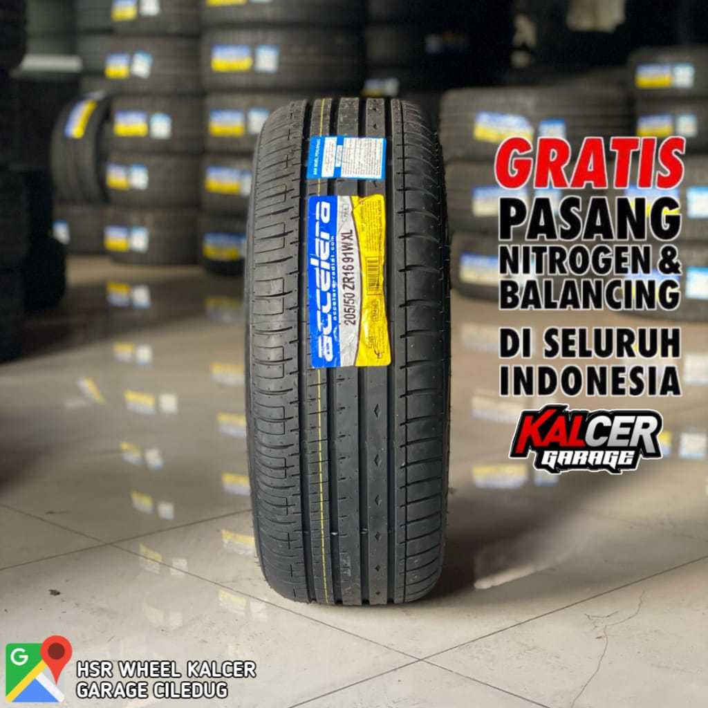 BAN MERK ACCELERA PHI-R UKURAN 205/50 R16 COCOK UNTUK MOBIL HONDA JAZZ,TOYOTA YARIS,DLL