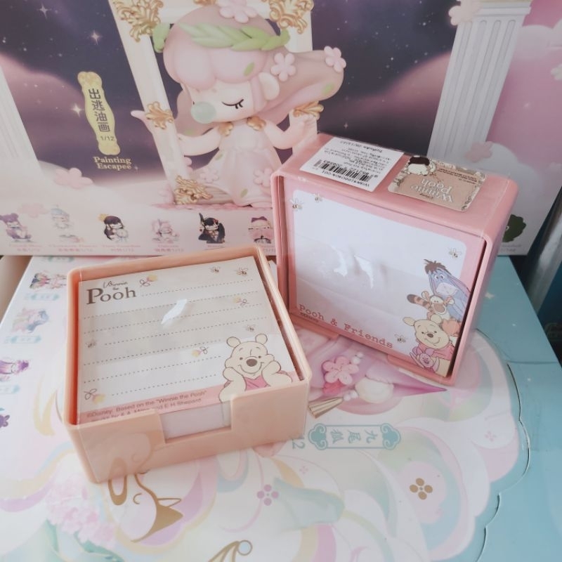 

Kertas Memo Big With Case Winnie The Pooh Original Disney Moshi Moshi ATK