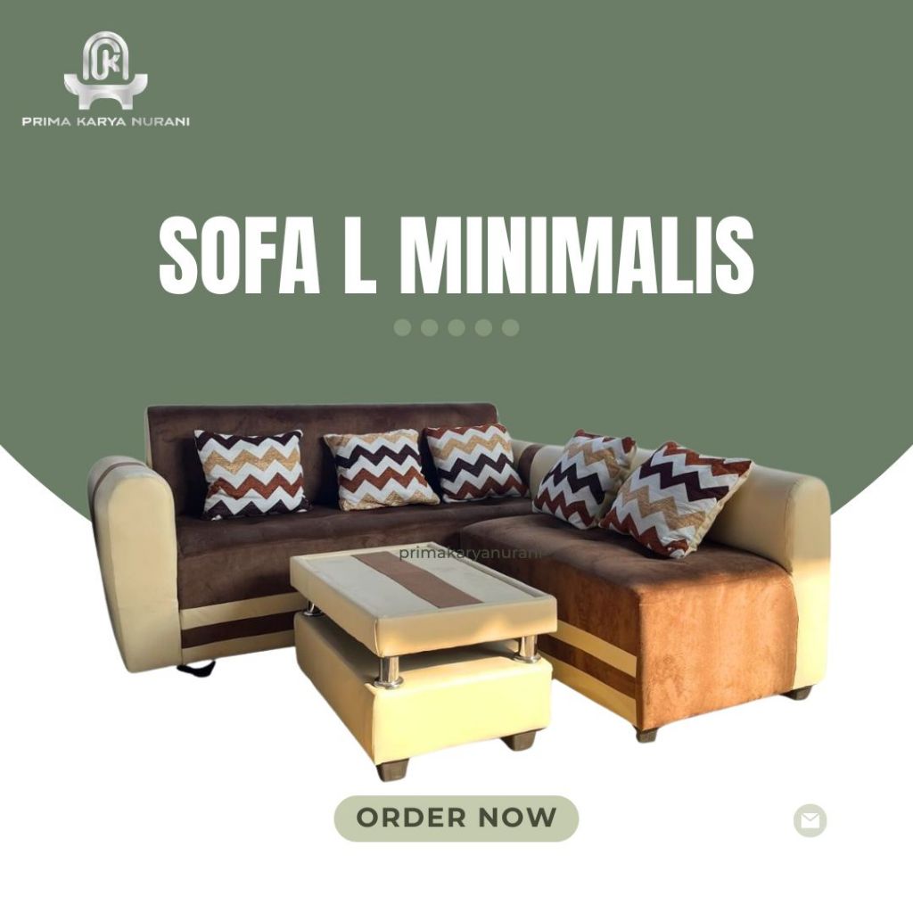 SOFA L MINIMALIS TERMURAH TERLARIS KARAWANG BEKASI PURWAKARTA SUBANG