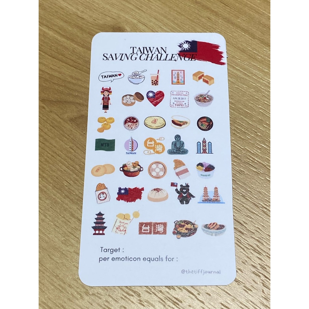 

SAVING CHALLENGE | CASH STUFFING | BUDGETING CARD - TAIWAN