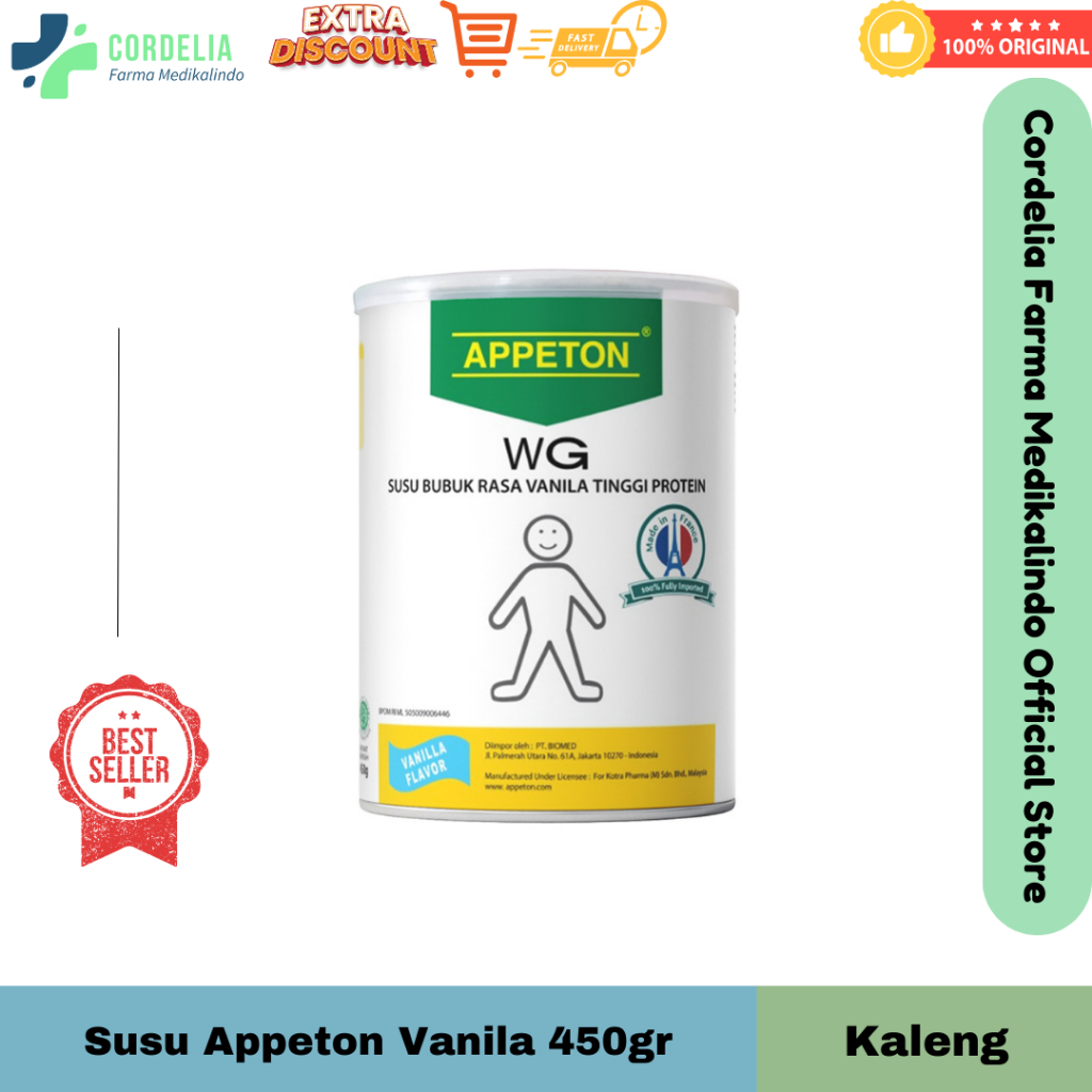 

Susu Appeton Vanila 450gr