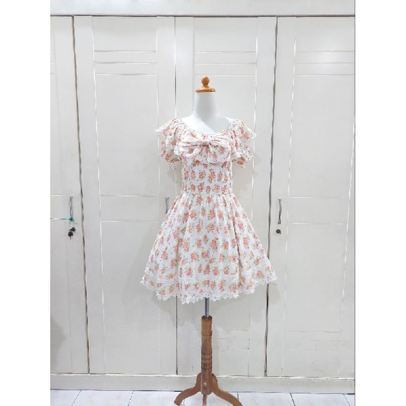 2in1 kawaii floral sabrina Liz Lisa dress❤️kawai kawaii liz lisa rojita dear my love deary | jiraike