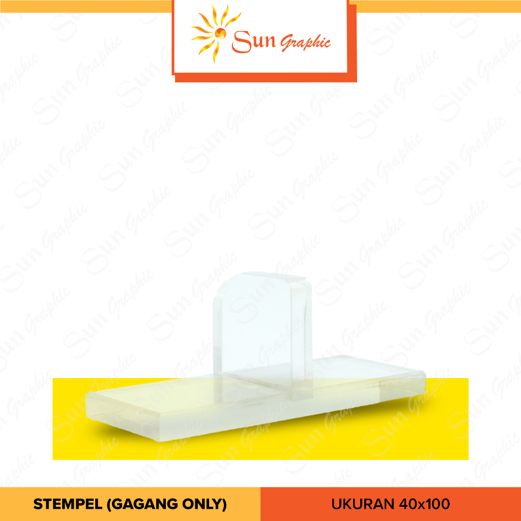 

Gagang Stempel Warna / Akrilik Bantalan (GAGANG ONLY) - SUN GRAPHIC