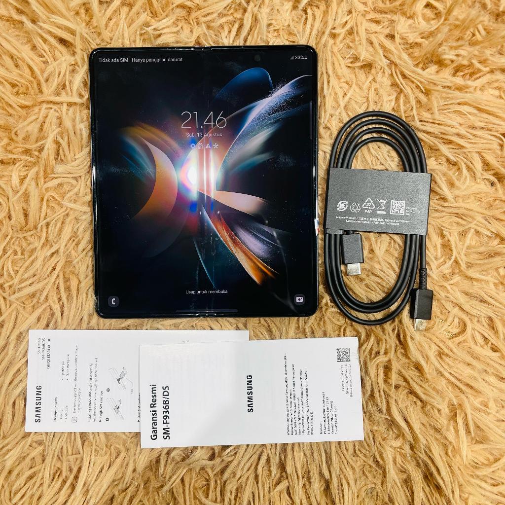HP Second SAMSUNG GALAXY Z FOLD 4 12+256 HP Bekas Kondisi Mulus Pemakaian Pribadi Bisa Nego