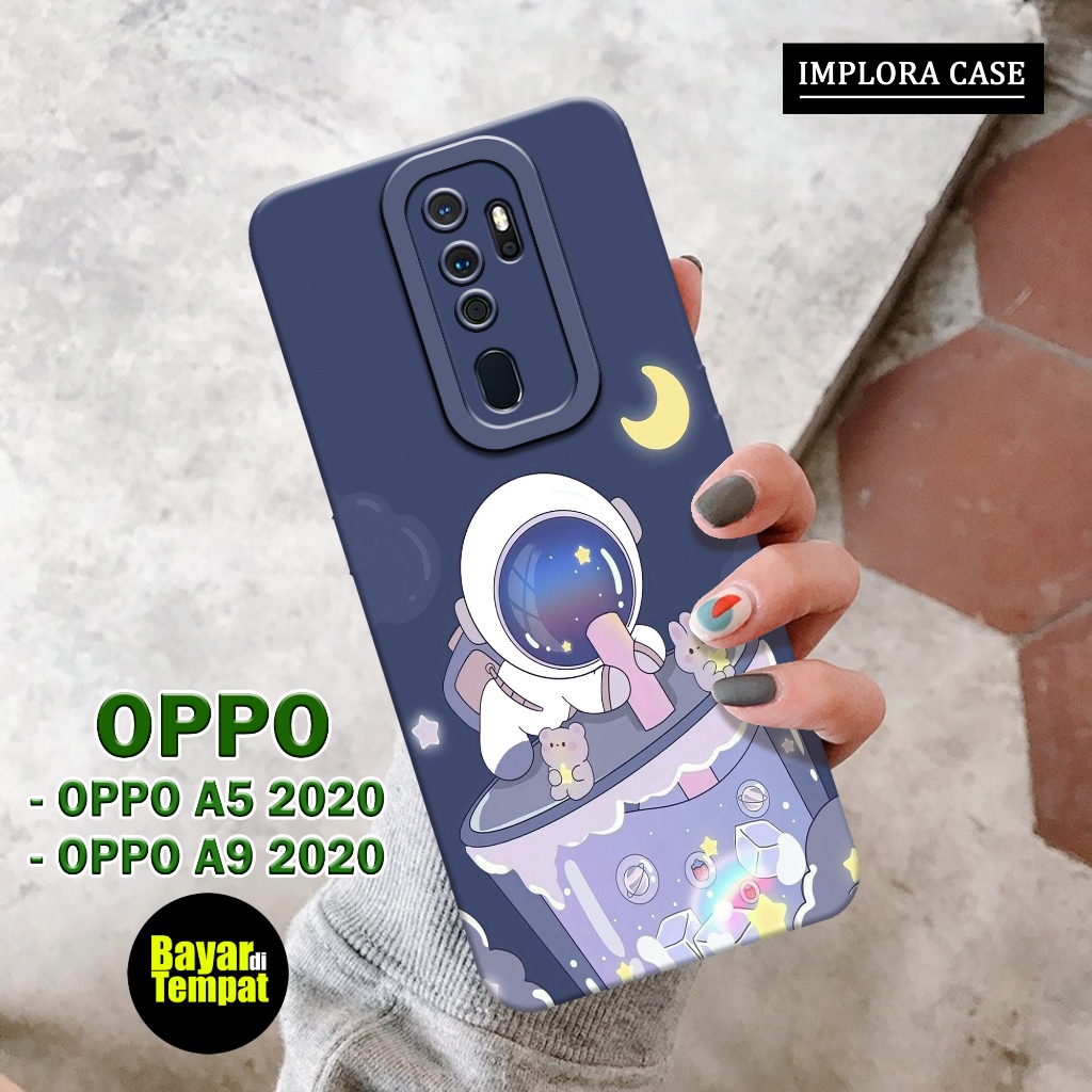 Case Oppo A5 2020 / Oppo A9 2020 Motif Astronot IMPLORA CASE Casing Oppo A5 2020 / Oppo A9 2020 Soft