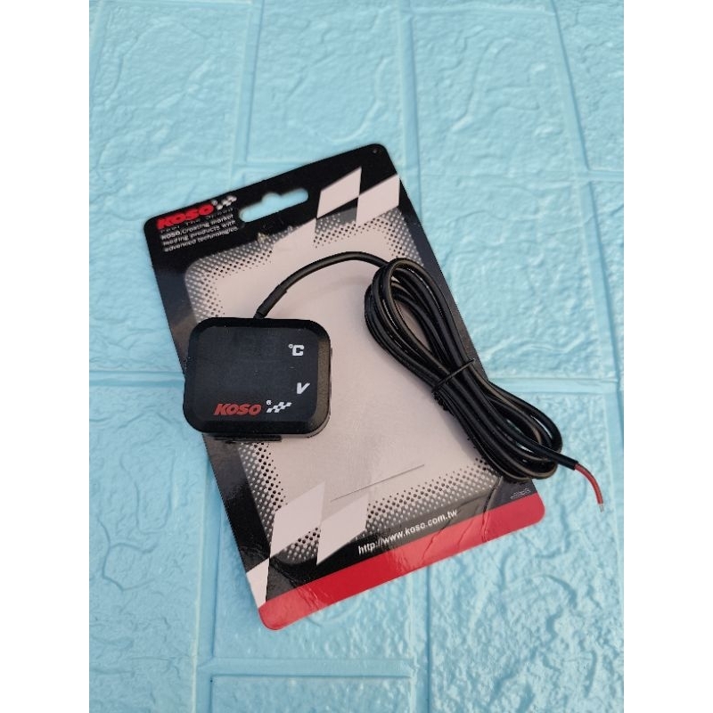 voltmeter koso 3in1 original asli / volt meter koso digital anti air