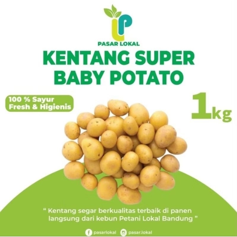 

Kentang Baby Potato (kentang rendang 1kg)