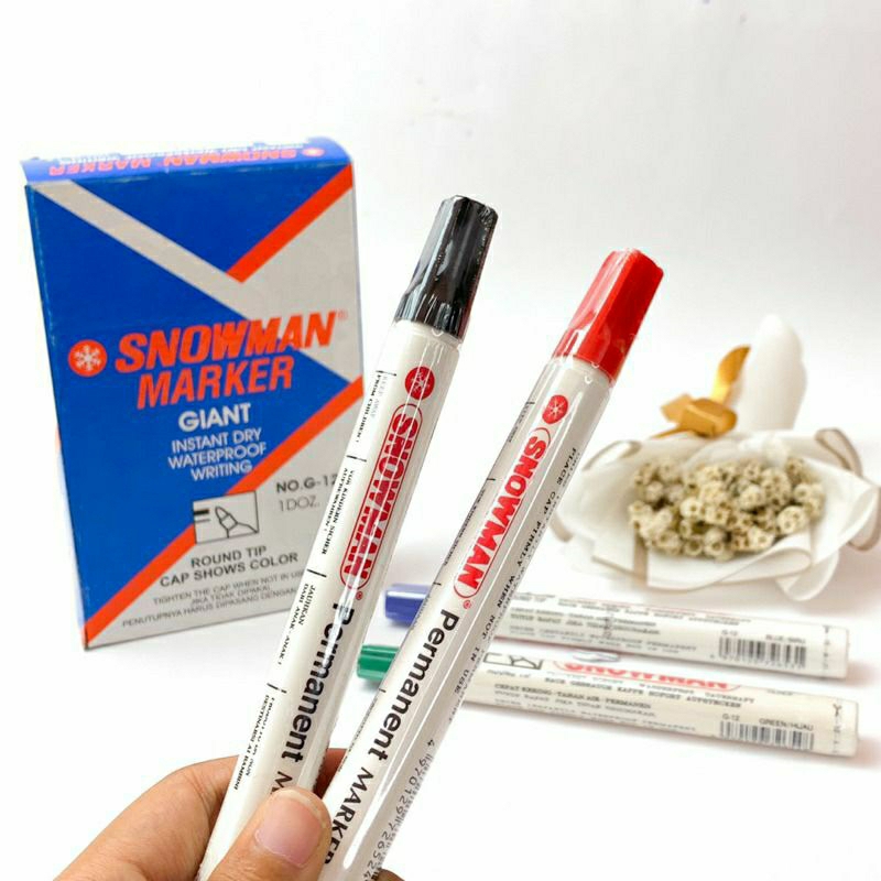 

SPIDOL SNOWMAN G12/AG12 PERMANENT MARKER